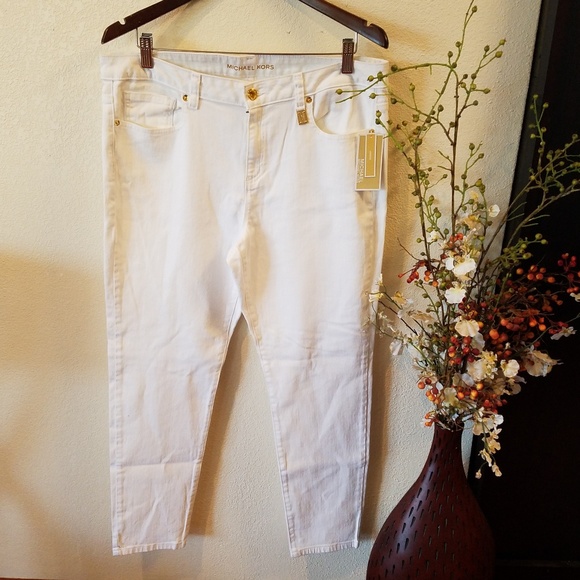 Michael Kors White Jeans Size 12 - Picture 1 of 7